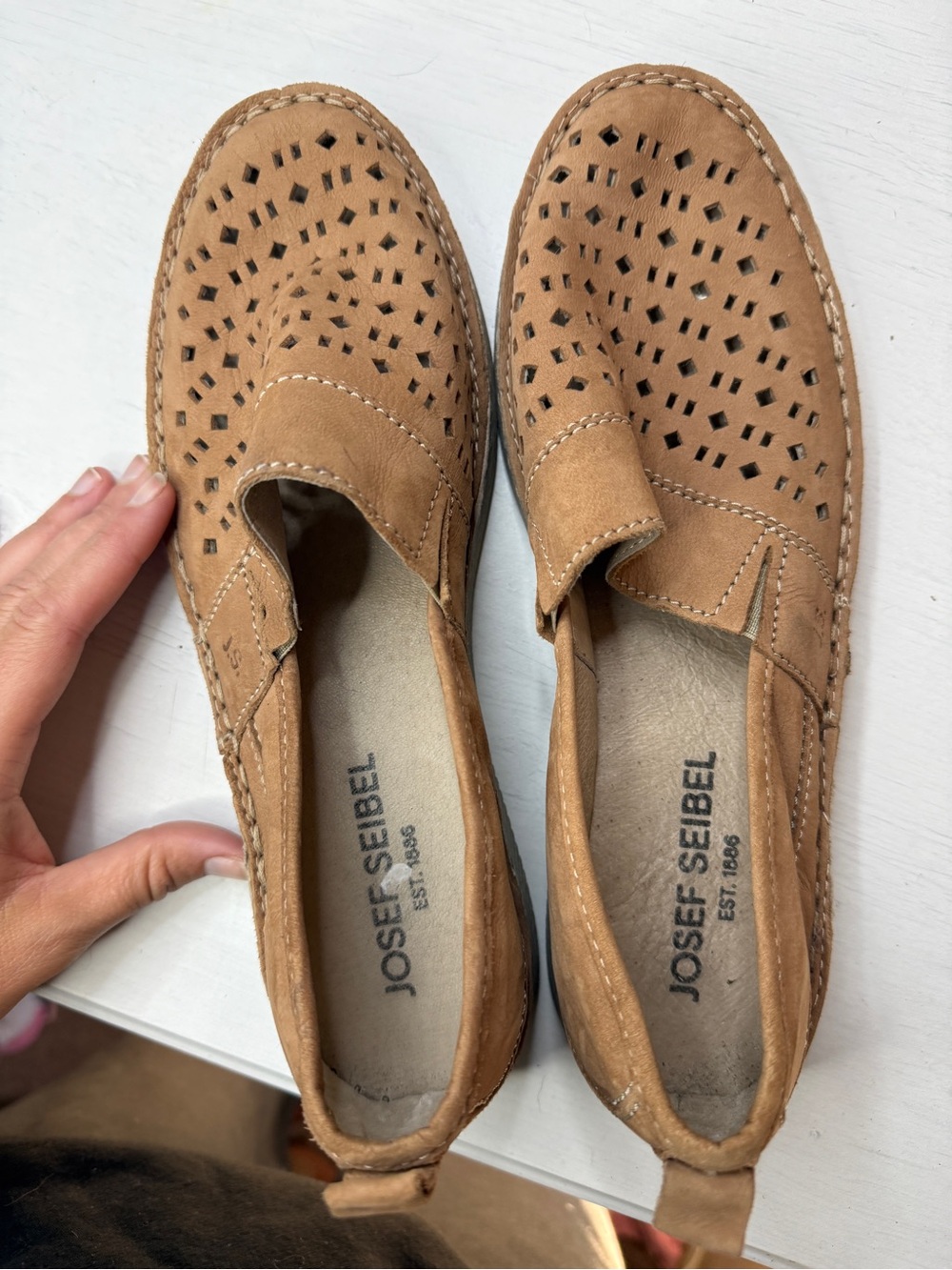 Josef Seibel Sofia slip ins size EU38 US 7-7.5 - Picture 9 of 14